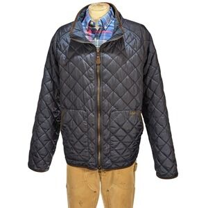 Polo Ralph Lauren Men's Navy Blue Diamond Quilted Jacket 3XB BEUC